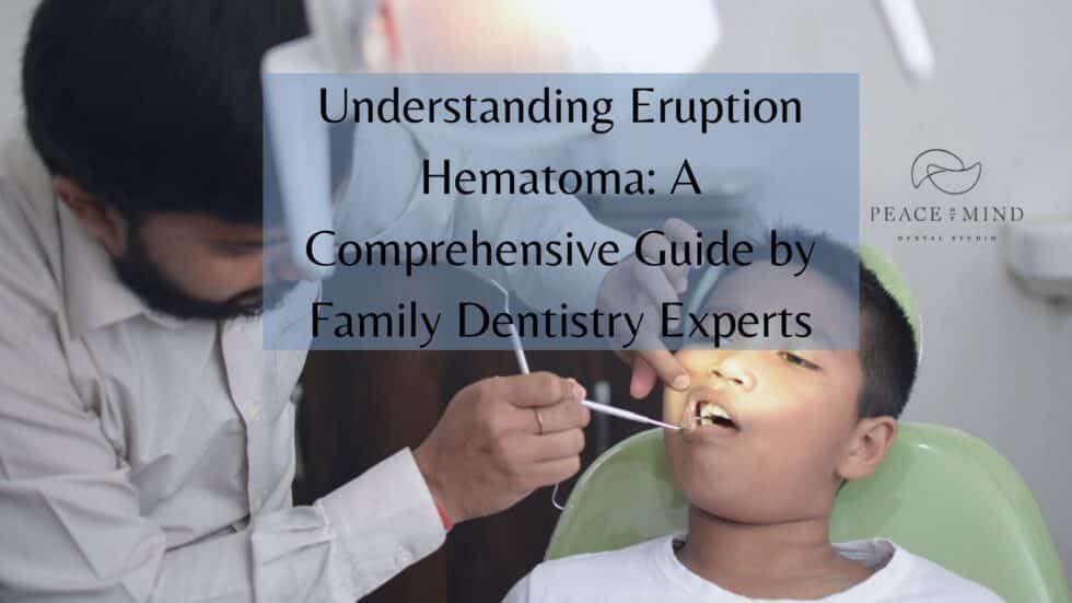 Understanding Eruption Hematoma: A Comprehensive Guide